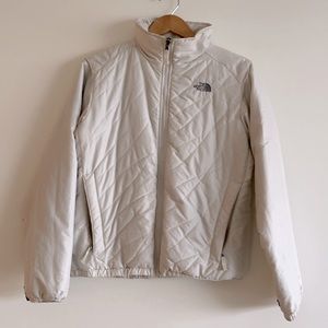 The North Face vintage retro Y2K off-white nylon mix shell jacket size L in EUC